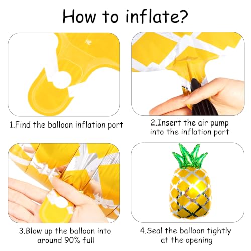 Bach Island Balloon Banner Set - Flamingo & Pineapple Decor for Bachelorette Parties