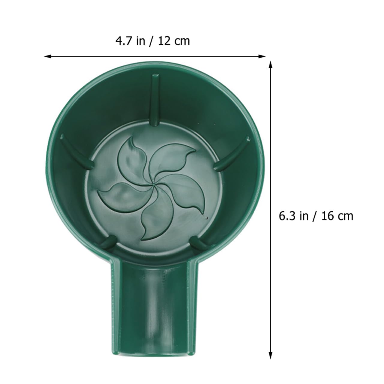 Shaving Bowl for Men - Deep Plastic Shave Soap Bowl with Large Wide Mouth and Anti-Slip Base for Rich Lathering at Home or Barber 6.29 X 4.72 X 2.36 Inches