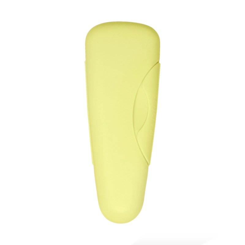 RADIUS Razor Travel Case, BPA-Free Recycled Plastic, Portable for Bathroom, School, Home, Camping - Lemon