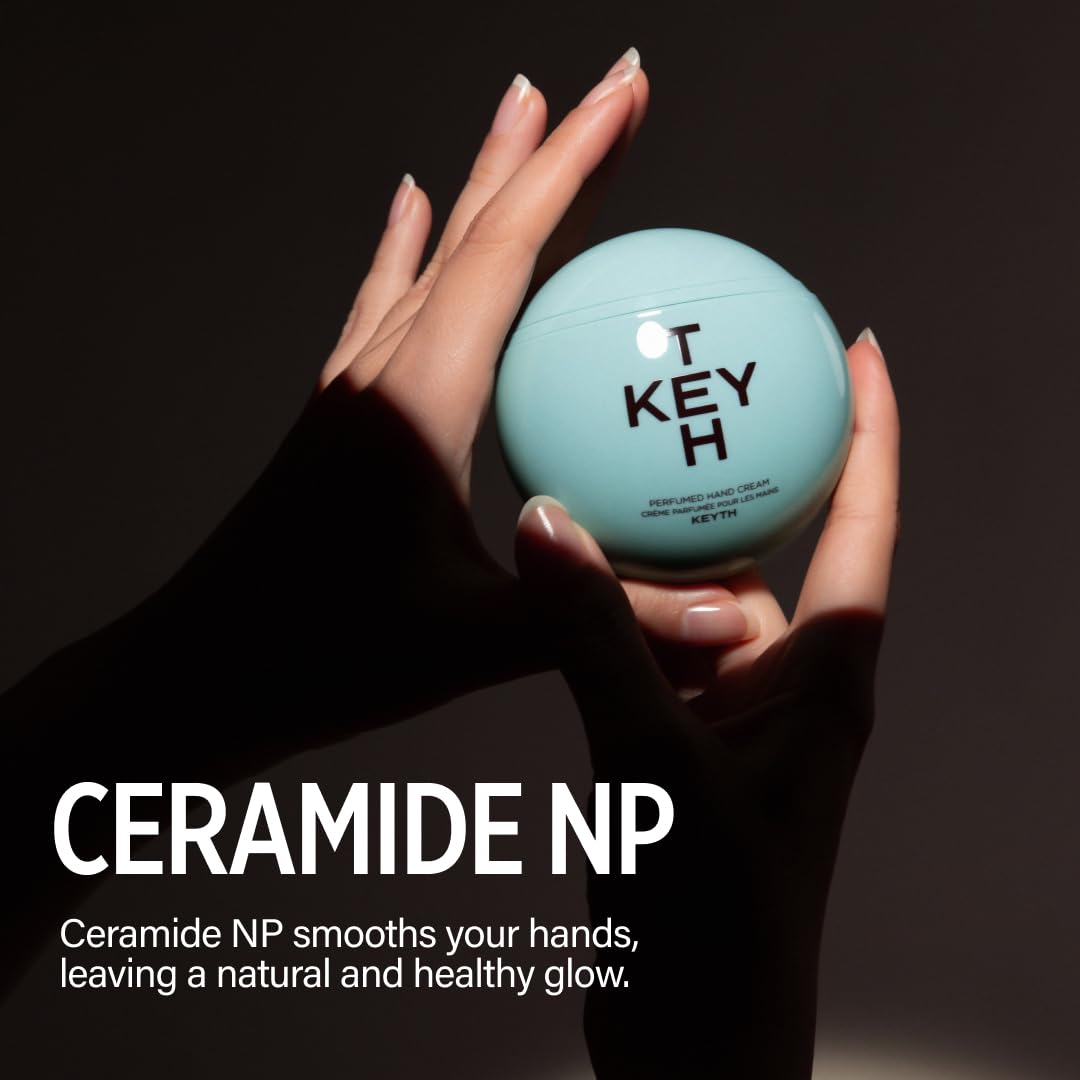 KEYTH PERFUMED HAND CREAM #SO BLACK OUD (70ML, 2.36 FL.OZ.) / Rich Scent, Provides Glow and Moisture, Refreshing Finish, Leather&Powdery&Musk&Vanilla, Ceramide NP