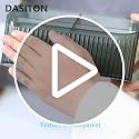 DASITON Large Capacity Green Makeup Brush Holder - 5 Slot Organizer