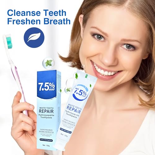 Hydroxyapatite Toothpaste, Enamel Protection & Sensitivity Relief - 3-Pack