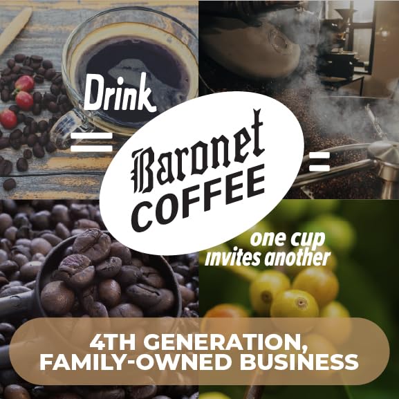 Baronet Coffee Pods - 100% Colombian Medium Roast, 16 Count