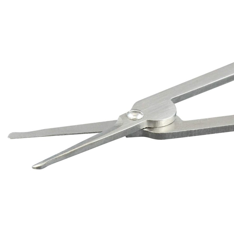 Seki Edge Stainless Steel Nostril Scissors (SS-908) - Safety Grooming Scissors with Round Blunt Tips for Trimming Nose Hair & Other Facial Hair for Men & Women - Made in Japan