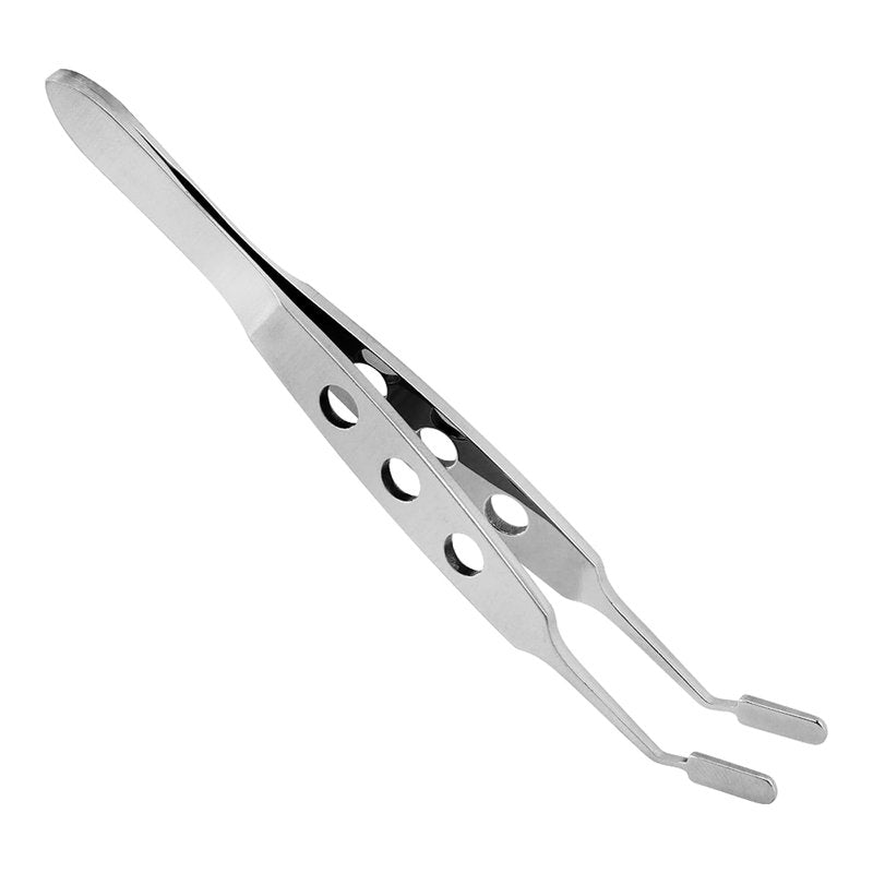 Meibomian Gland Expressor, Stainless Steel Eyelid Massage Tweezers, Professional Forceps Dryeye Extraction Tool for Men Women, Eye Care Tool For Dry Eyes(Square Tip,SIZE:3 * 10)
