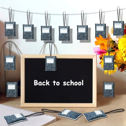 Back to School Felt Hanging Ornaments - 12PCS Composition Notebook Decor