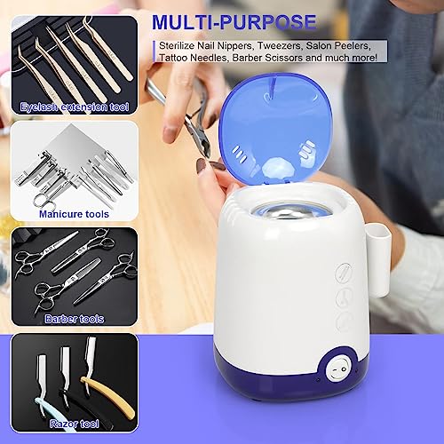 High Temperature Nail Tool Cleaner Machine with Glass Beads for Salon Tools