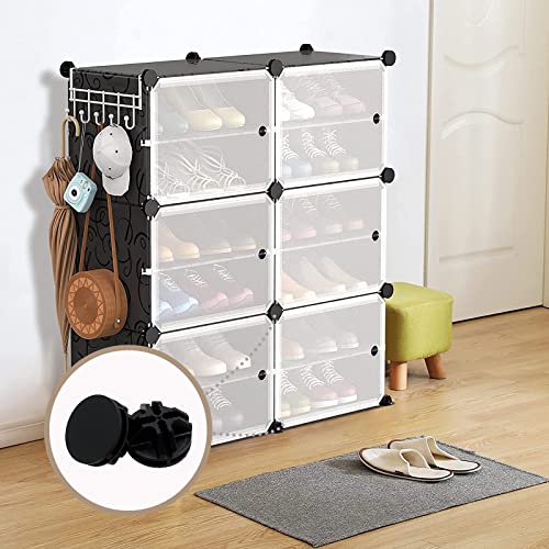 50Pcs Plastic Wire Cube Connectors for Modular Closet Storage