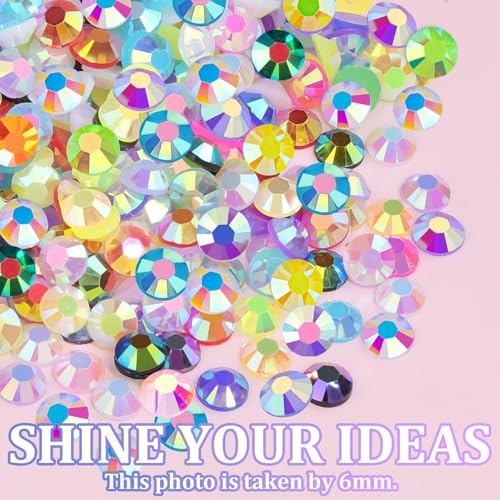 20,000pcs 4mm Resin Rhinestones Bedazzling Kit with B7000 Glue & Tools