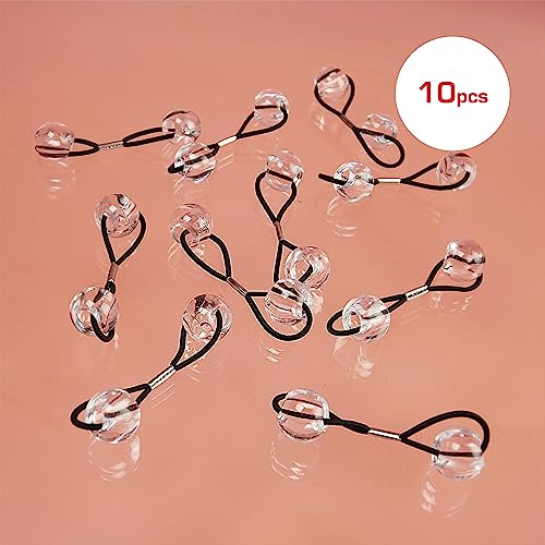 RED by Kiss 10 Pack Colorful Ball Hair Ties for Kids & Toddlers