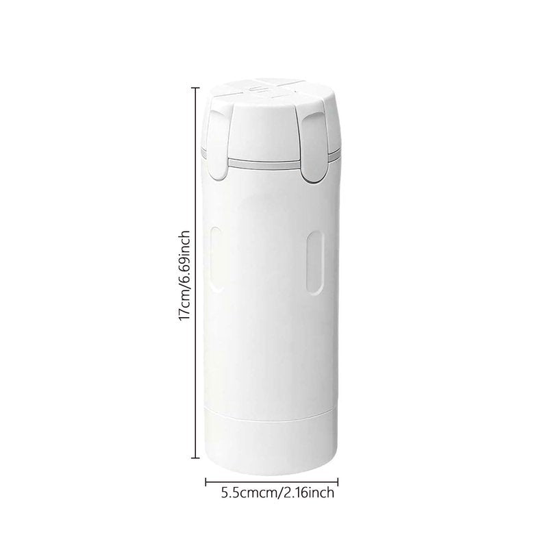 4 in 1 Travel Dispenser, Travel Dispenser Bottle, Leakproof Toiletry Bottles with Stickers, for Shampoo, Lotion, Conditioner and Cream, Ideal for Business Trips, Gym and Camping (Green)