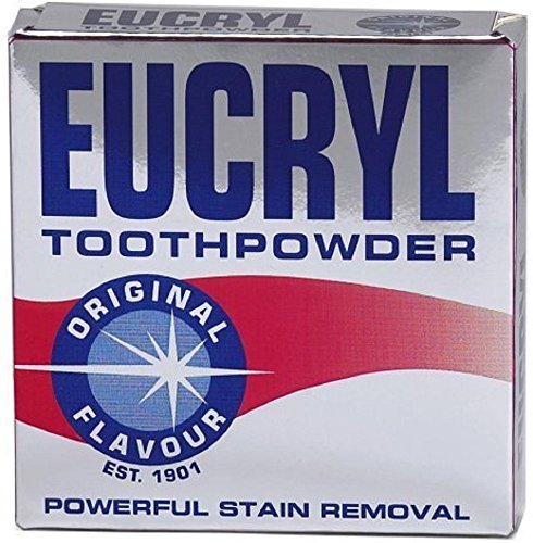 Eucryl Tooth Powder Original - Powerful Natural Stain Remover 50g x 2 Pack