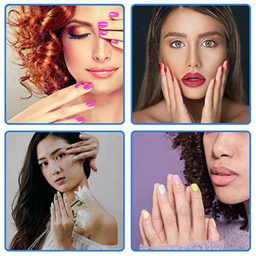 GigaGround 80 Pcs Multicolor Nail Buffers Double Sided 100/180 Grit Portable & Washable