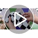 Gersoniel Monster Truck Banner Decorations - 5 Pcs Green & Purple Pennant Garland