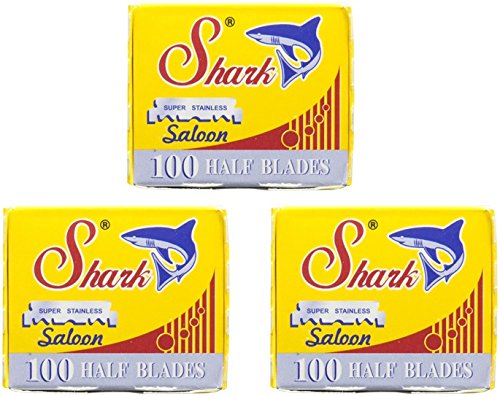 LORD 300 Shark Single Edge Razor Blades (Pack of 3) for Barbers