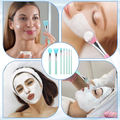 14PCS Silicone Brush Applicator Kit for Makeup, Resin, Epoxy & Crafting