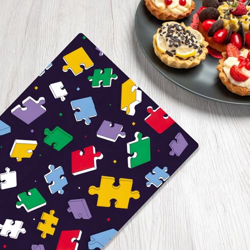 Puzzle Tablecloth for Baby Showers & Birthday Parties - 53 x 108 in