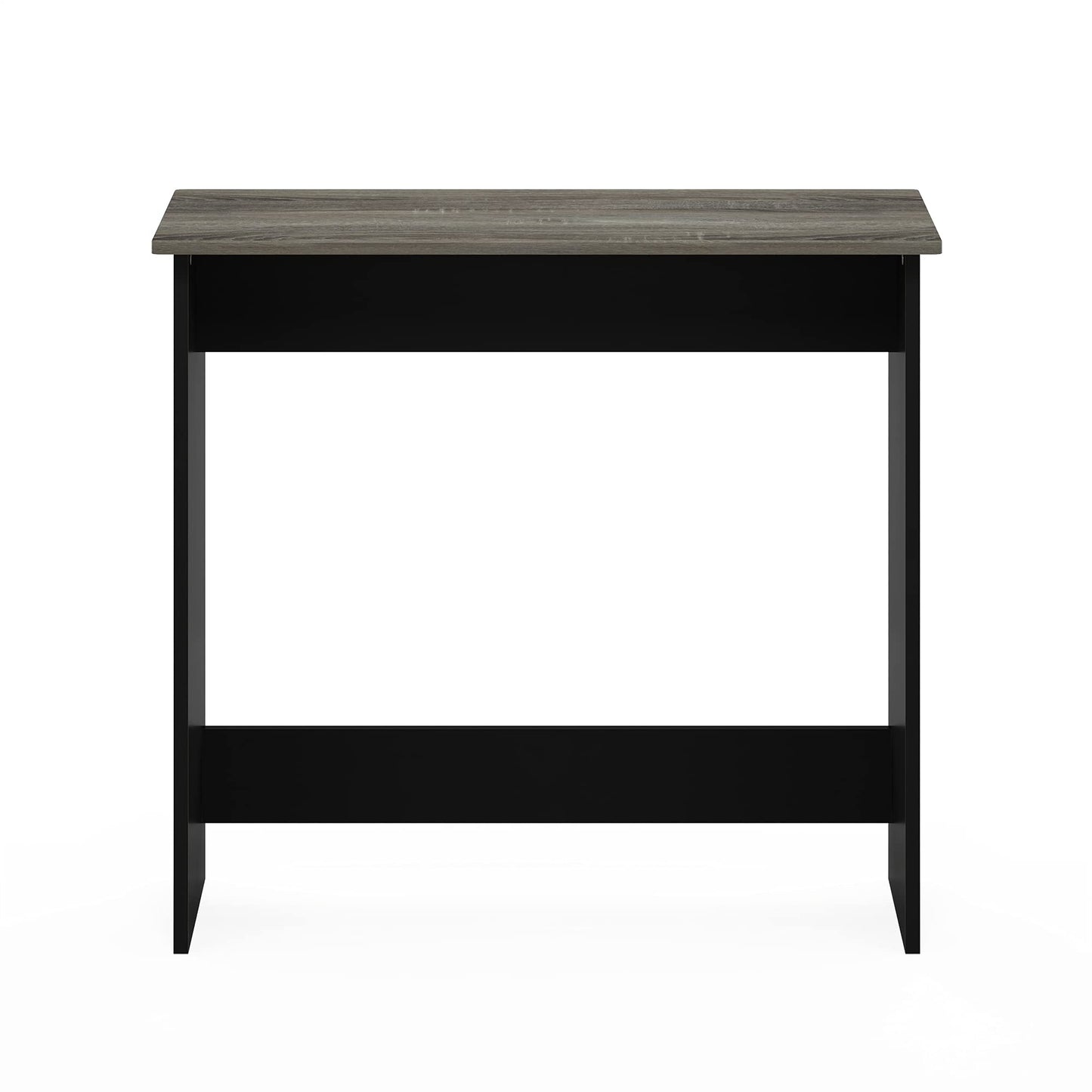 Furinno Simplistic Small Desk, 31.3" Wide Gaming Desk, Rectangular Computer Desk with Rounded Edges, Office Desk for Home Office, Bedroom, Study Room, Dorm, French Oak