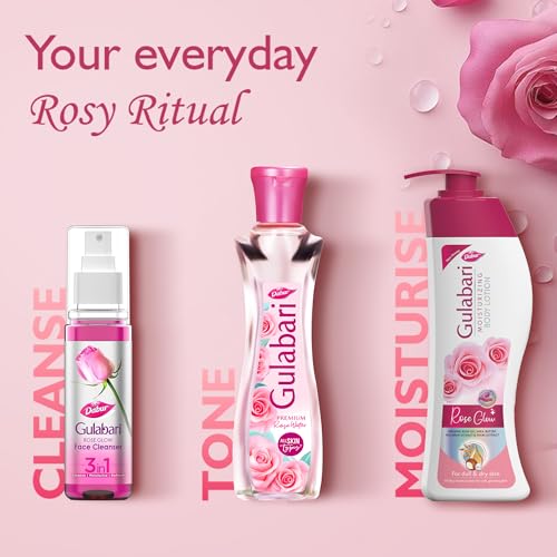 Dabur Gulabari Premium Rose Water Face Toner, 400ml - Alcohol Free