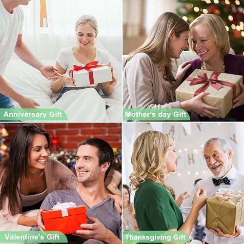 Christmas Scented Candles Gift Set - 12 Natural Soy Wax Aromatherapy Candles