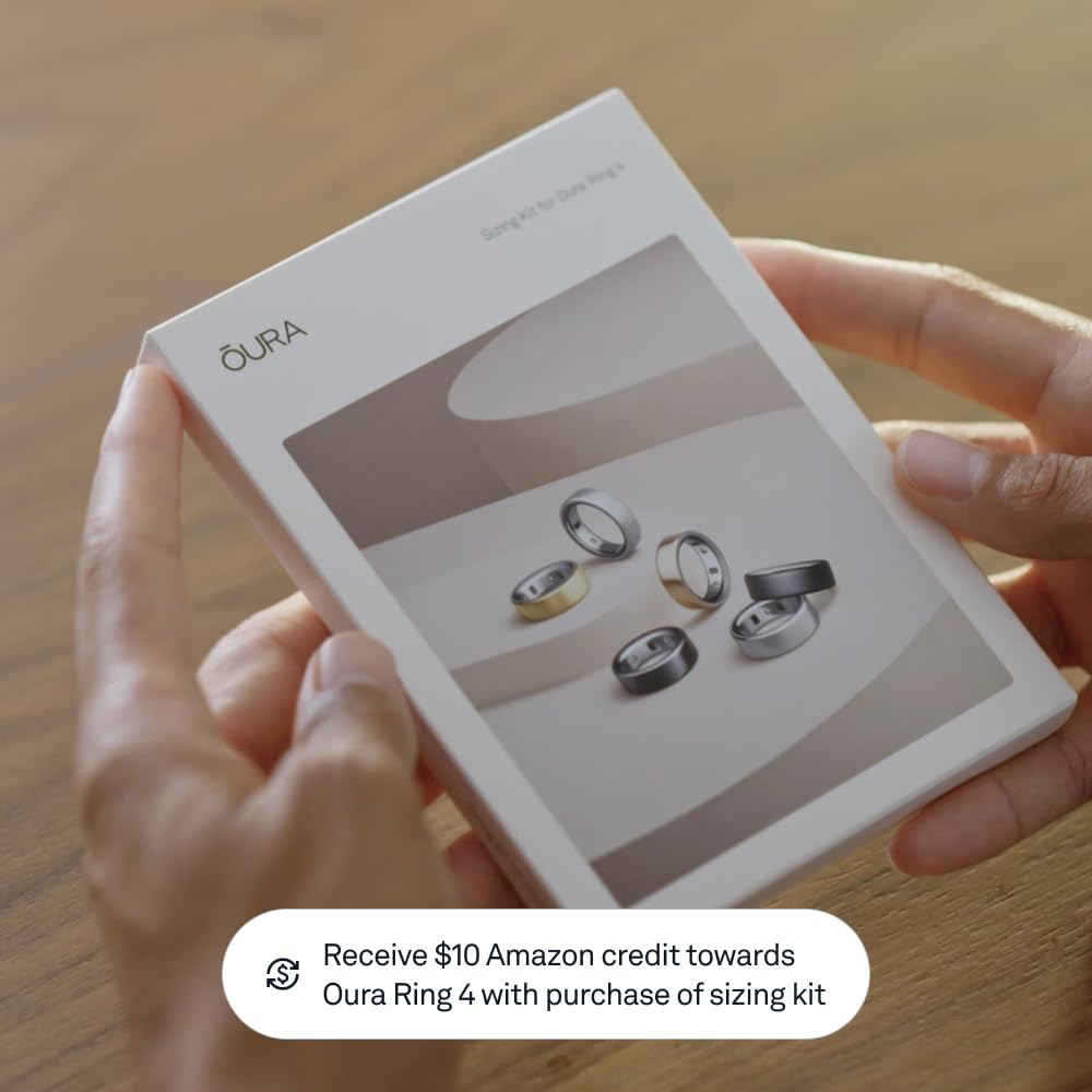 Oura Ring 4 Sizing Kit - Size Before You Buy the Oura Ring 4 - Unique Sizing, Not Standard US Ring Sizes - Receive Credit for Purchase