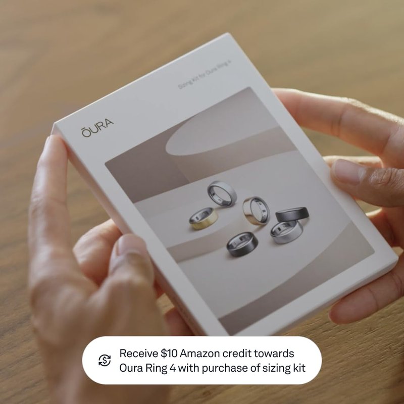 Oura Ring 4 Sizing Kit - Size Before You Buy the Oura Ring 4 - Unique Sizing, Not Standard US Ring Sizes - Receive Credit for Purchase