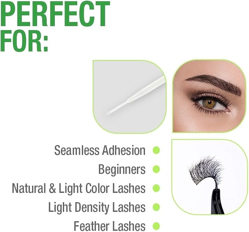 DUO Brush-On Clear Lash Glue - Waterproof, Long-Lasting Adhesive