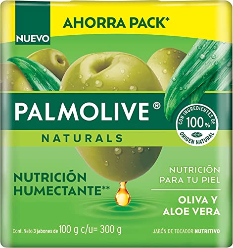 Palmolive Naturals Aloe & Olive Bar Soap - 100g, 3 Pack