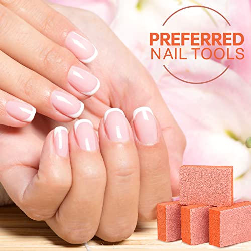 Maryton Mini Nail Buffer Blocks - 180/240 Grit for Natural Nails (50 PCS)