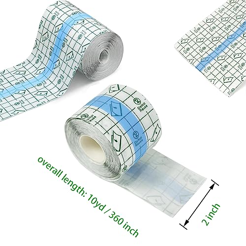 Flatoedu Tattoo Aftercare Bandage Roll 2" x 360" - Waterproof Film
