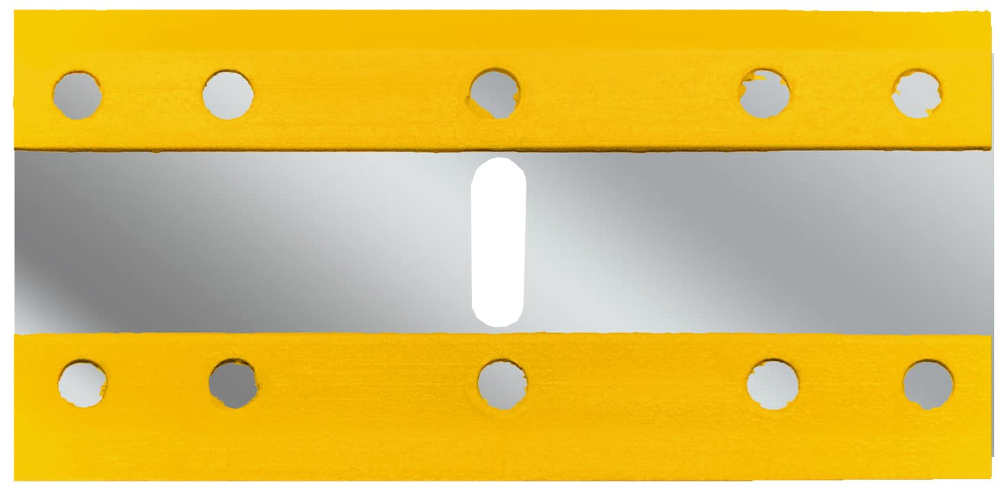 ALLWAY PSEB Plastic Steel-Core Razor Blades, 25 Pack
