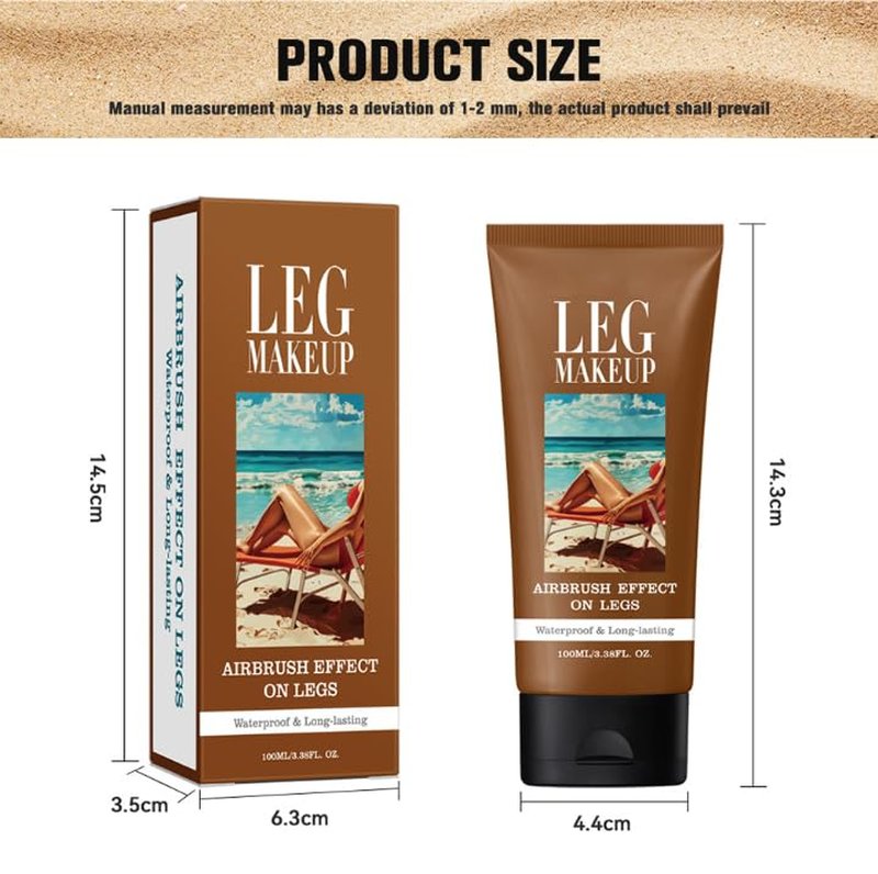 Tattoo Cover Up Makeup - Waterproof Body Concealer for Scars & Varicose Veins | No Transfer, All Skin Tones, Medium (#2)