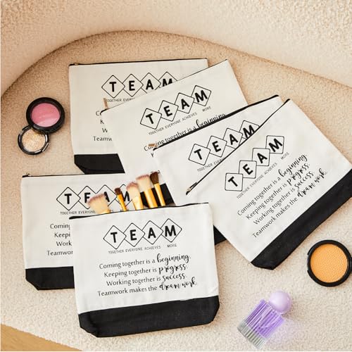 Employee Appreciation Tote Bags - 4 Pack Canvas Gifts for Team