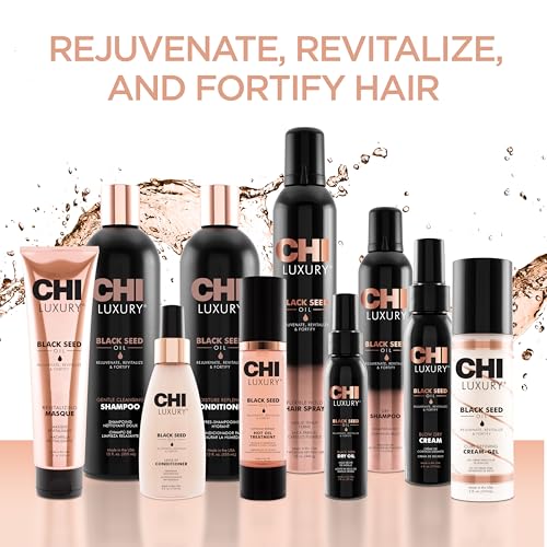 CHI Luxury Black Seed Oil Hot Oil Treatment for Dry & Damaged Hair, 1.7 Oz