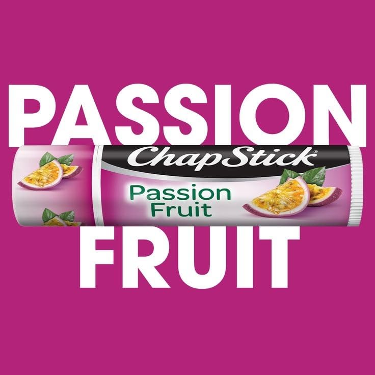 ChapStick Passionfruit Lip Balm - 12-Pack Moisturizer Tubes