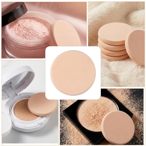 Nogeqi 4-Pack Flat Makeup Sponges for Flawless Foundation Application