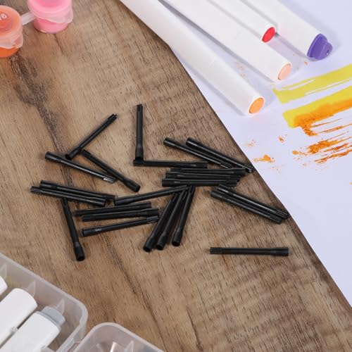 300 Pcs Disposable Pigment Mixer Sticks for Tattoo Ink & Watercolor - Black
