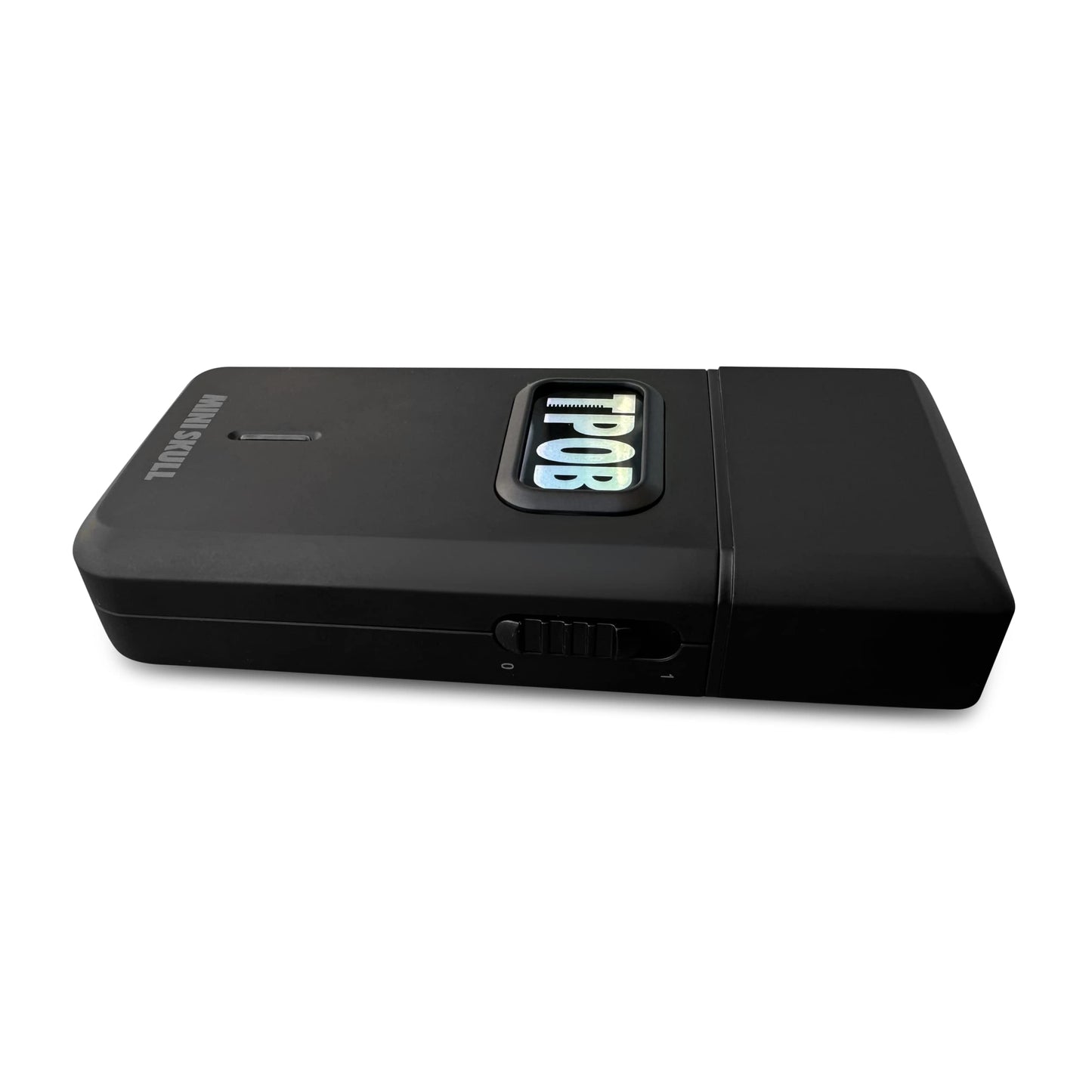 TPOB Mini Skull Single Shaver Compact Design that can fit in Your Pocket with a Turbo Charged Motor, Perfect for Both Professional and at-Home use (Black)