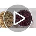 1000Pcs Silicone-Lined Micro Link Rings for Hair Extensions 5mm Wine Red - Hair Beads & Cuffs
