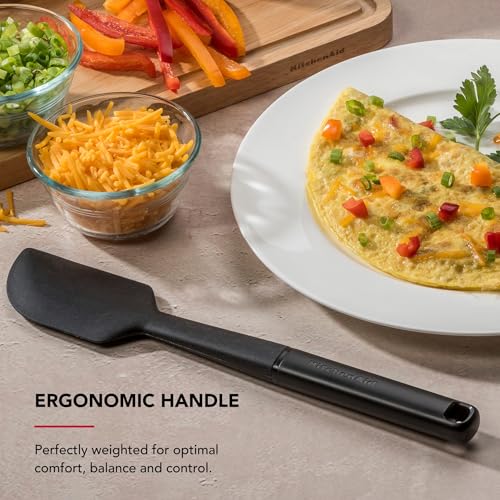 KitchenAid Heat Resistant Scraper Spatula with Ergonomic Handle
