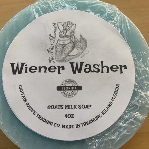 Wiener Washer Goat Milk Soap - Funny Novelty Gag Gift for Men