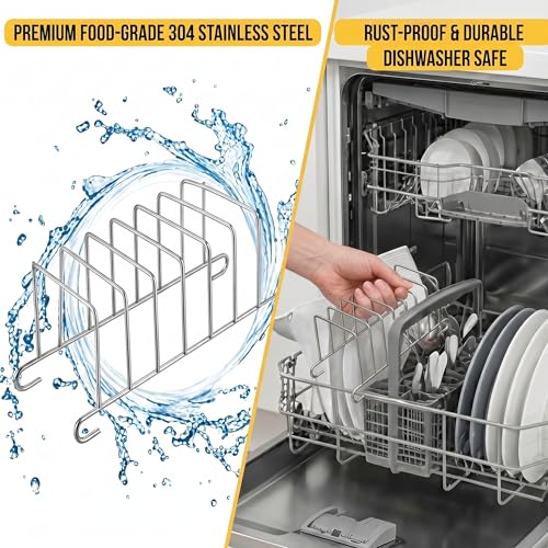 Stainless Steel Toast Rack for Ninja Crispi Pro - 2-Pack, 8 Slice Capacity