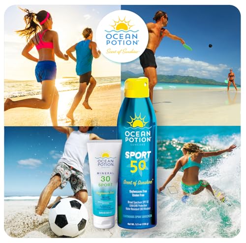 Ocean Potion Sport Mineral Sunscreen SPF 30 - Water Resistant 3.4 oz