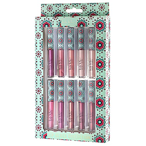 Nicole Miller Lip Gloss Collection - 10 Shimmery Shades Set