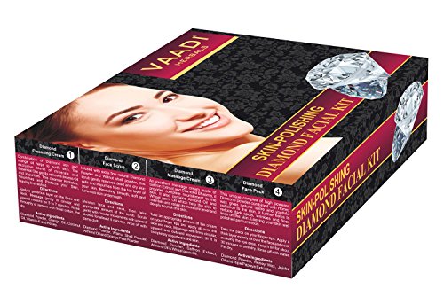 Vaadi Herbals Diamond Facial Kit - Natural Skin Polishing Set (70g)