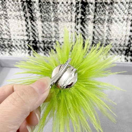 MVKZFE Pink Feather Brooch for Women Girls - Wedding & Party Decorations