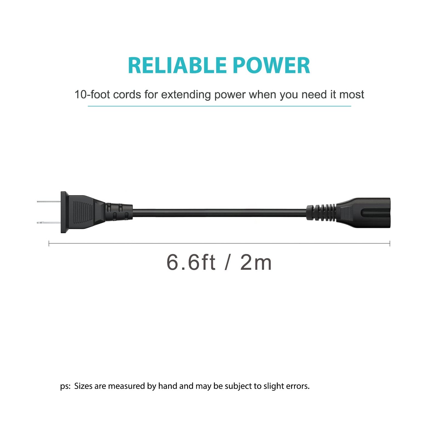 AC Power Supply Cord Plug Compatible with Cooluli Mini Fridge,Philips Respironics,Canon Printers. Marshall Stanmore Kilburn II Woburn Acton 2 Uxbridge Speaker Replacement Charger Charging Cable