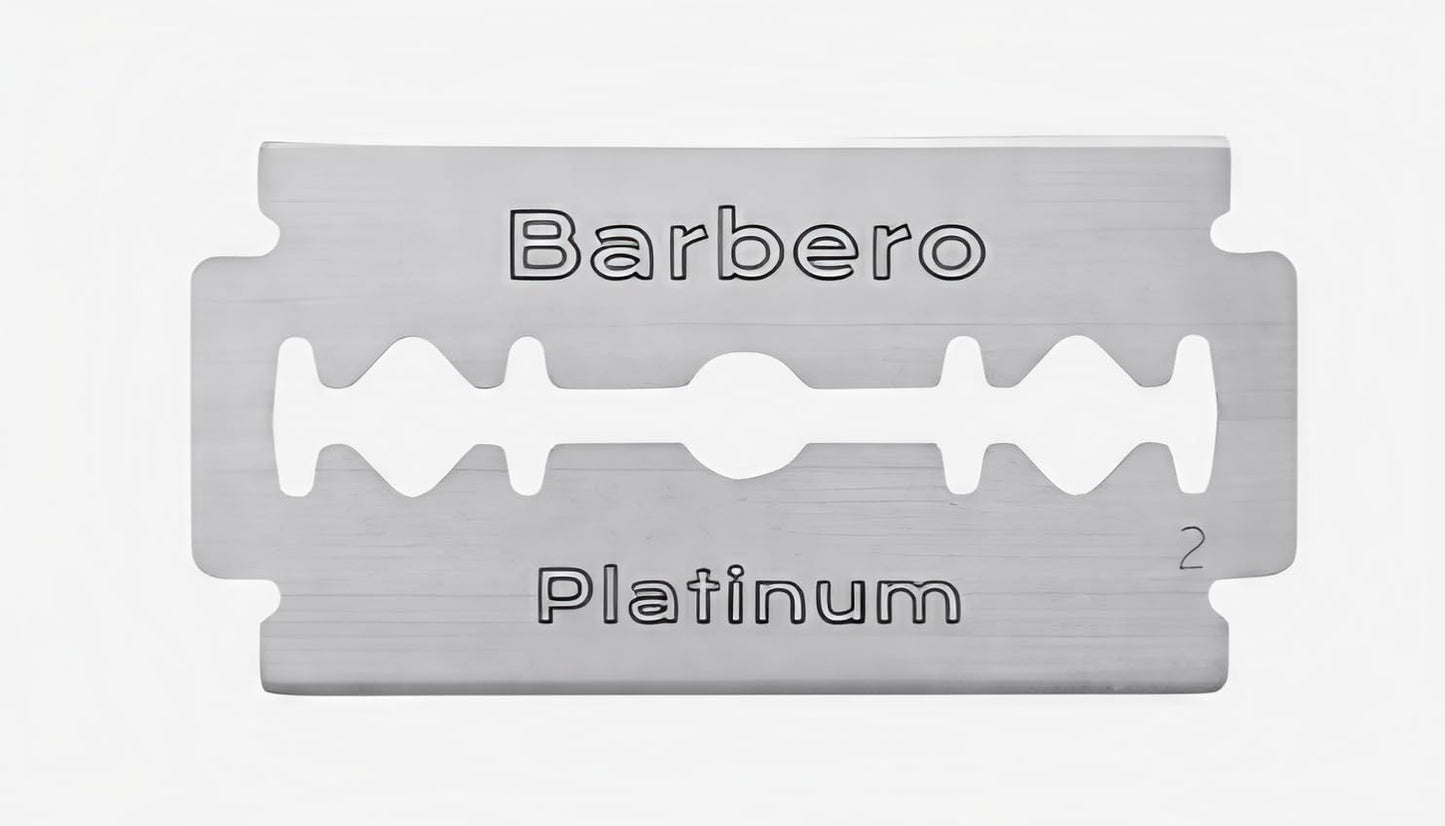 100 Barbero Platinum Razor Blades