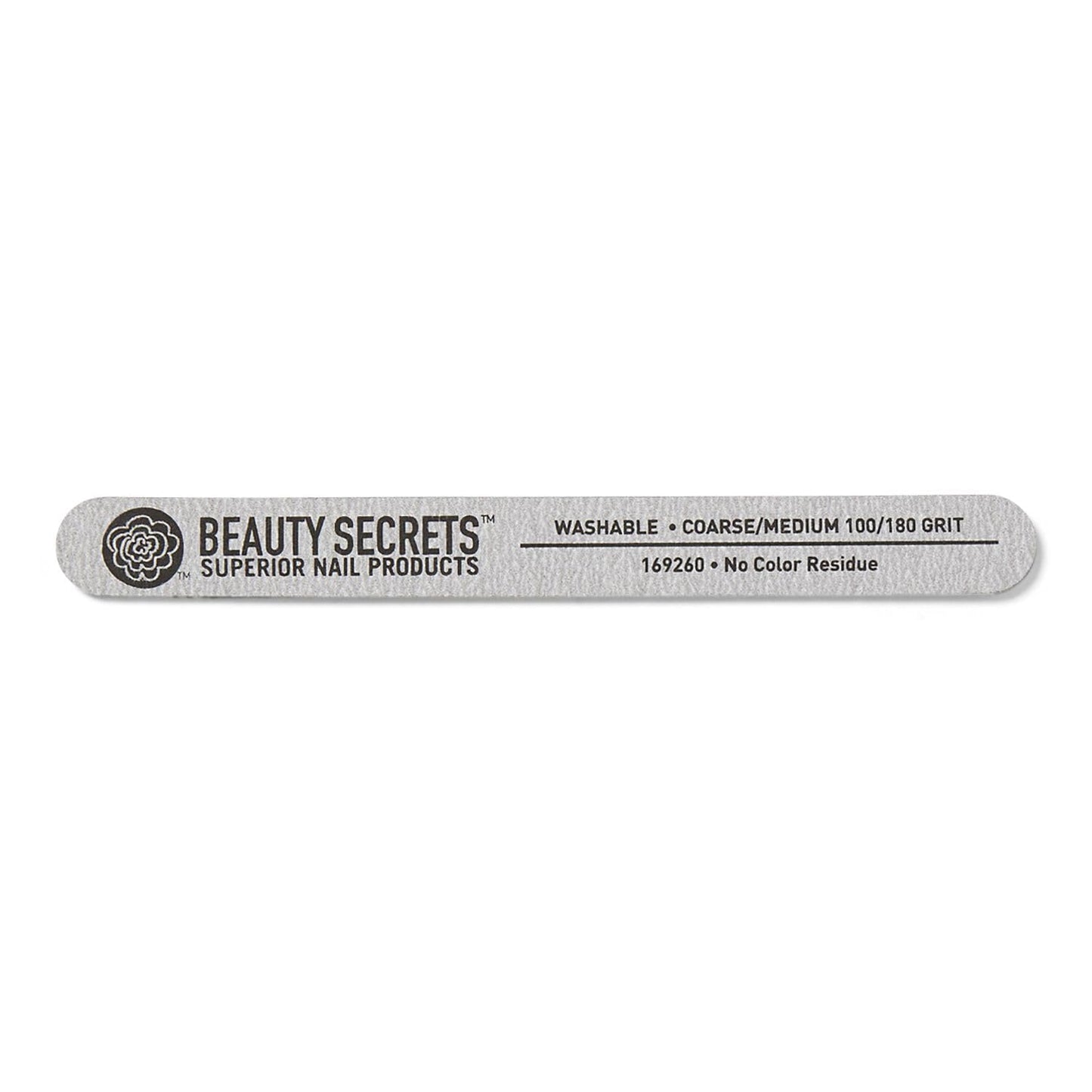 Nail Glue - Drip & Clog Proof Formula with Zebra Cushion Nail File | Medium Coarse 180/100 Grit