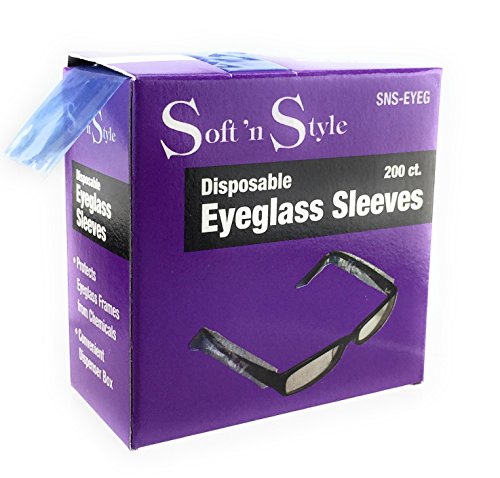 Soft 'N Style Disposable Eyeglass Sleeves - 200 Count
